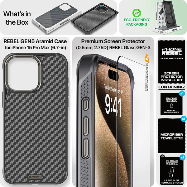 Phone Rebel Gen 5 Series Case iPhone 15 Pro