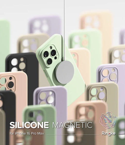 Ringke Silicone Magnetic Case iPhone 16 Pro Max