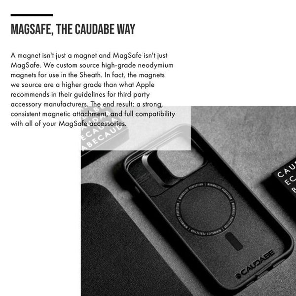 Caudabe Sheath Magsafe Case iPhone 15