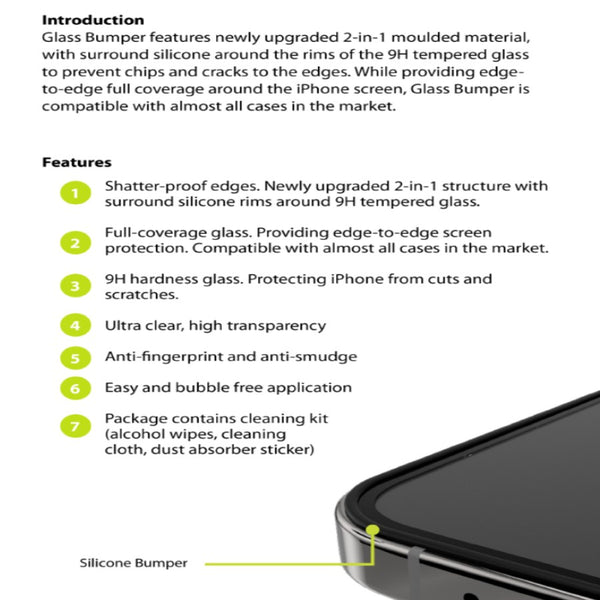 Switcheasy Glass-Bumper iPhone 13/13 Pro