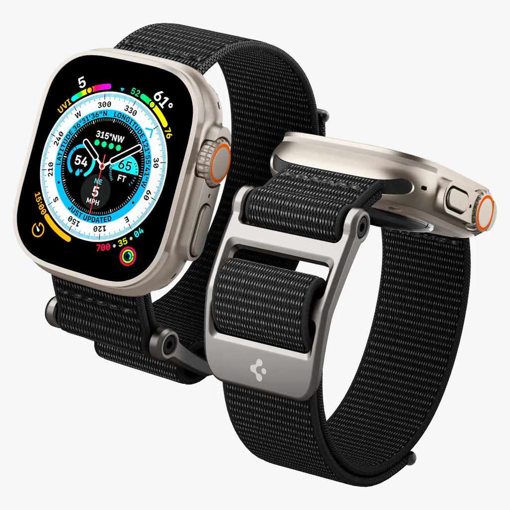 Apple Watch Ultra 2 band black SPIGEN DURAPRO FLEX (49mm) AllForMobile