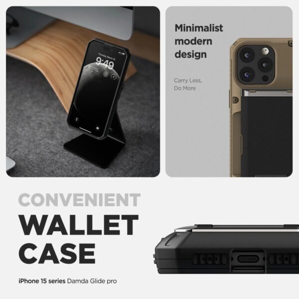 VRS Design Damda Glide Pro Case iPhone 15 Plus - Image 3