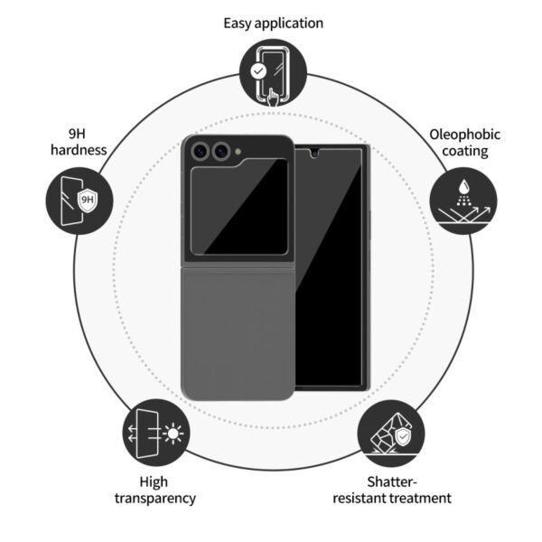 Araree Core Glass Tempered Glass Galaxy Z Fold 6 - Image 8