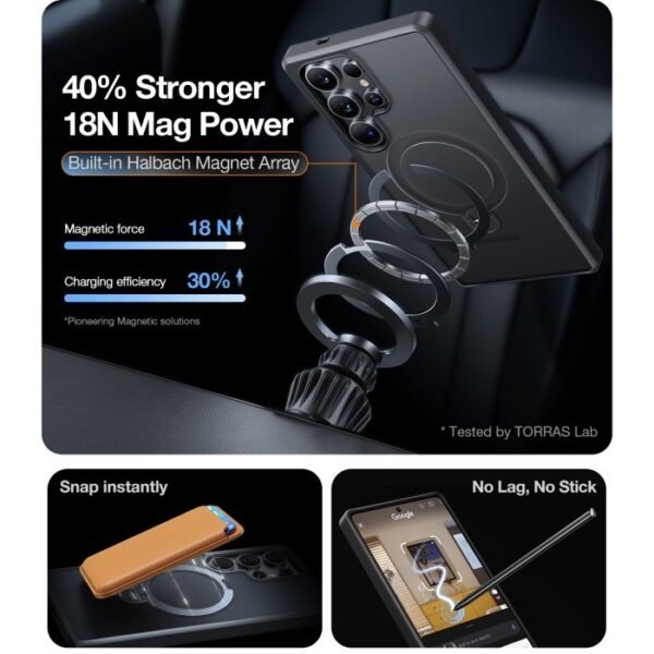 Torras Ostand Spin Case Galaxy S25 Ultra - Image 3