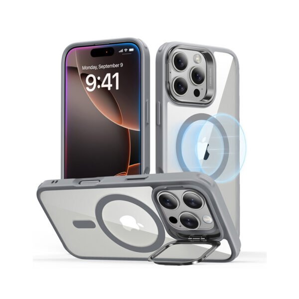 ESR Classic Hybrid with Stash Stand (HaloLock) Case iPhone 16 Pro Max - Image 4