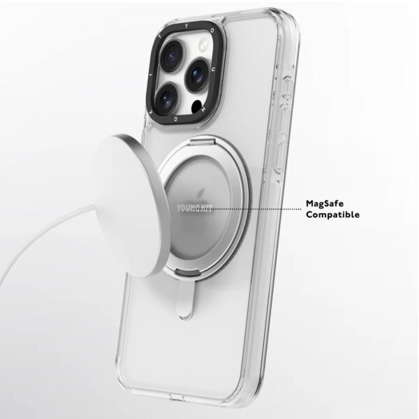 Youngkit Non-Yellowing 360° Spin Magnetic Stand Case iPhone 16 Pro Max - Image 4