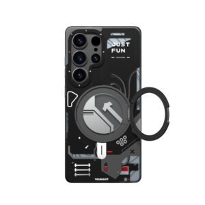 Youngkit Cyberpunk 360° Spin Magnetic Stand Case Galaxy S25 Ultra