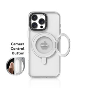 Youngkit Non-Yellowing 360° Spin Magnetic Stand Case iPhone 16 Pro