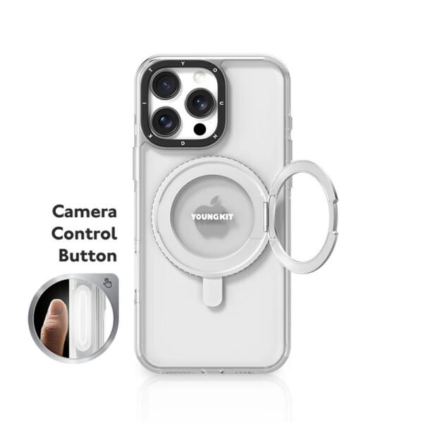 Youngkit Non-Yellowing 360° Spin Magnetic Stand Case iPhone 16 Pro Max