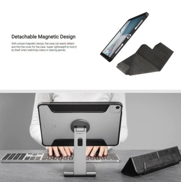 Mageasy Vivaz+ M Detachable Folding Folio Case iPad Air 11″ M2 (2024) / Pro 11″ (2022-2018) / Air 10.9″ (2022-2020) - Image 2