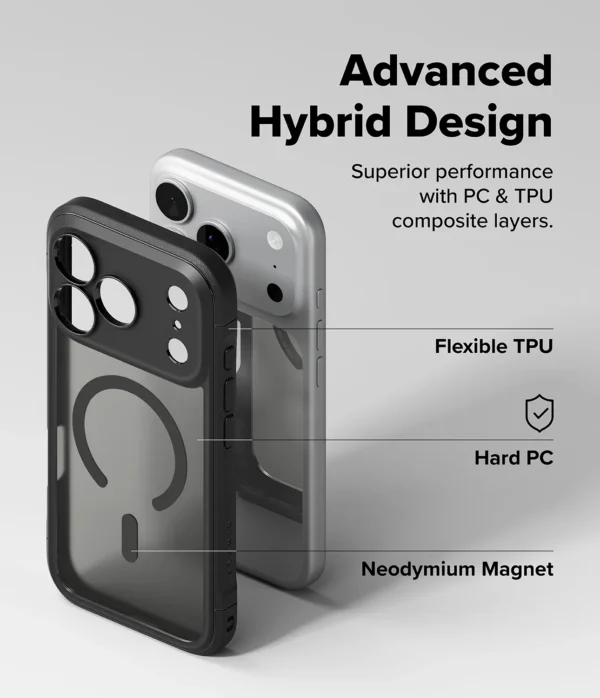 Ringke Fusion Bold Magnetic Matte Case iPhone 17 Pro - Image 7