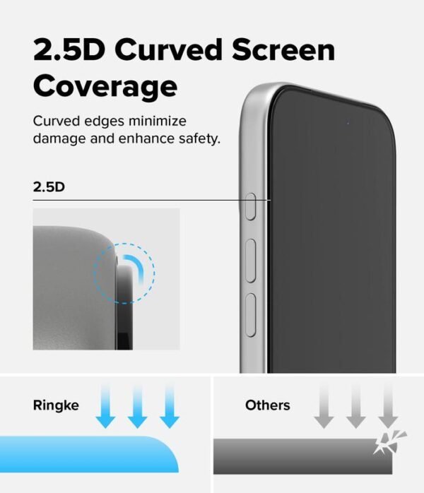 Ringke Easy Slide Privacy Tempered Glass iPhone 17 Pro Max (2 Pack) - Image 2