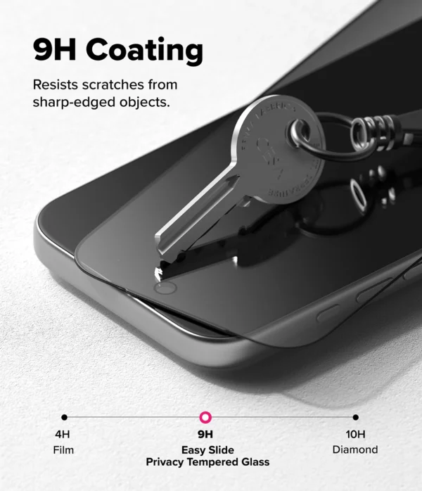 Ringke Easy Slide Privacy Tempered Glass iPhone 17 Pro Max (2 Pack) - Image 6